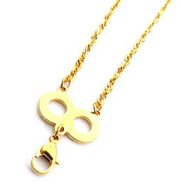 Cadena infinite dorada 24