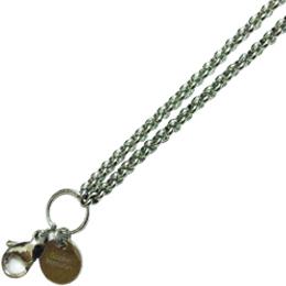 Cadena plata aros 24