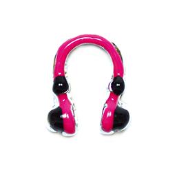 Charm audifonos rosas