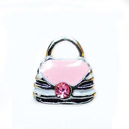 Charm bolsita rosa