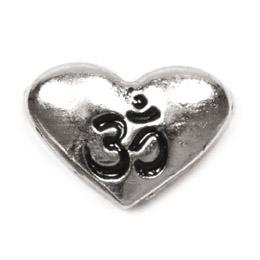 Charm corazon plata Ohm