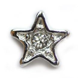 Charm estrellita plata piedras