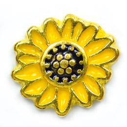 Charm girasol centro negro
