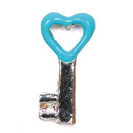 Charm llave aqua
