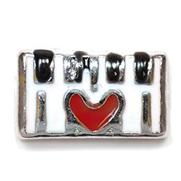 Charm piano con corazon