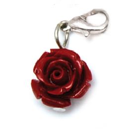 Dangle de flor roja