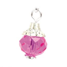 dangle piedra rosa mexicano
