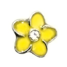 charm flor amarilla