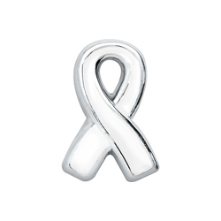 charm listón blanco