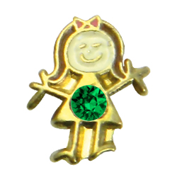 charm Niña dorada Mayo