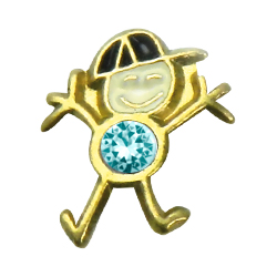 charm Niño dorado Marzo