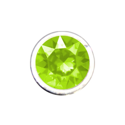 charm Piedra vicelada plata Agosto