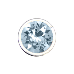 charm Piedra vicelada plata Diciembre