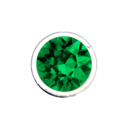 charm Piedra vicelada plata Mayo