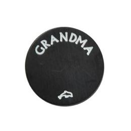 Plate chico negro grandma