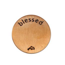 Plate chico rosa blessed