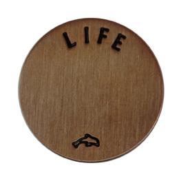 Plate grande chocolate life