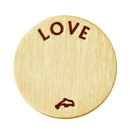 Plate grande dorado love