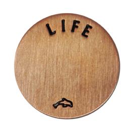 Plate grande rosa life